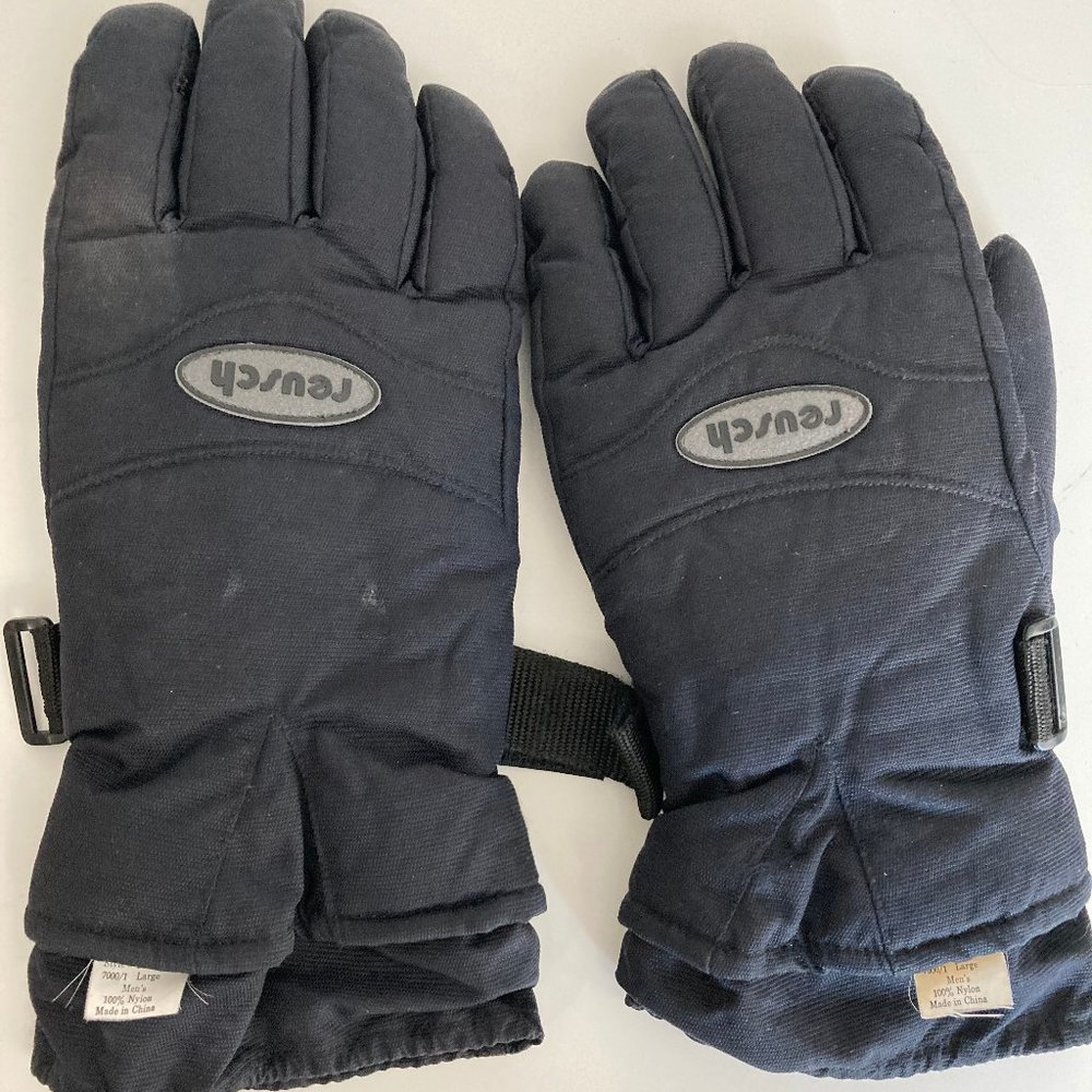 Reusch Vintage Ski Gloves with Leather Palms
